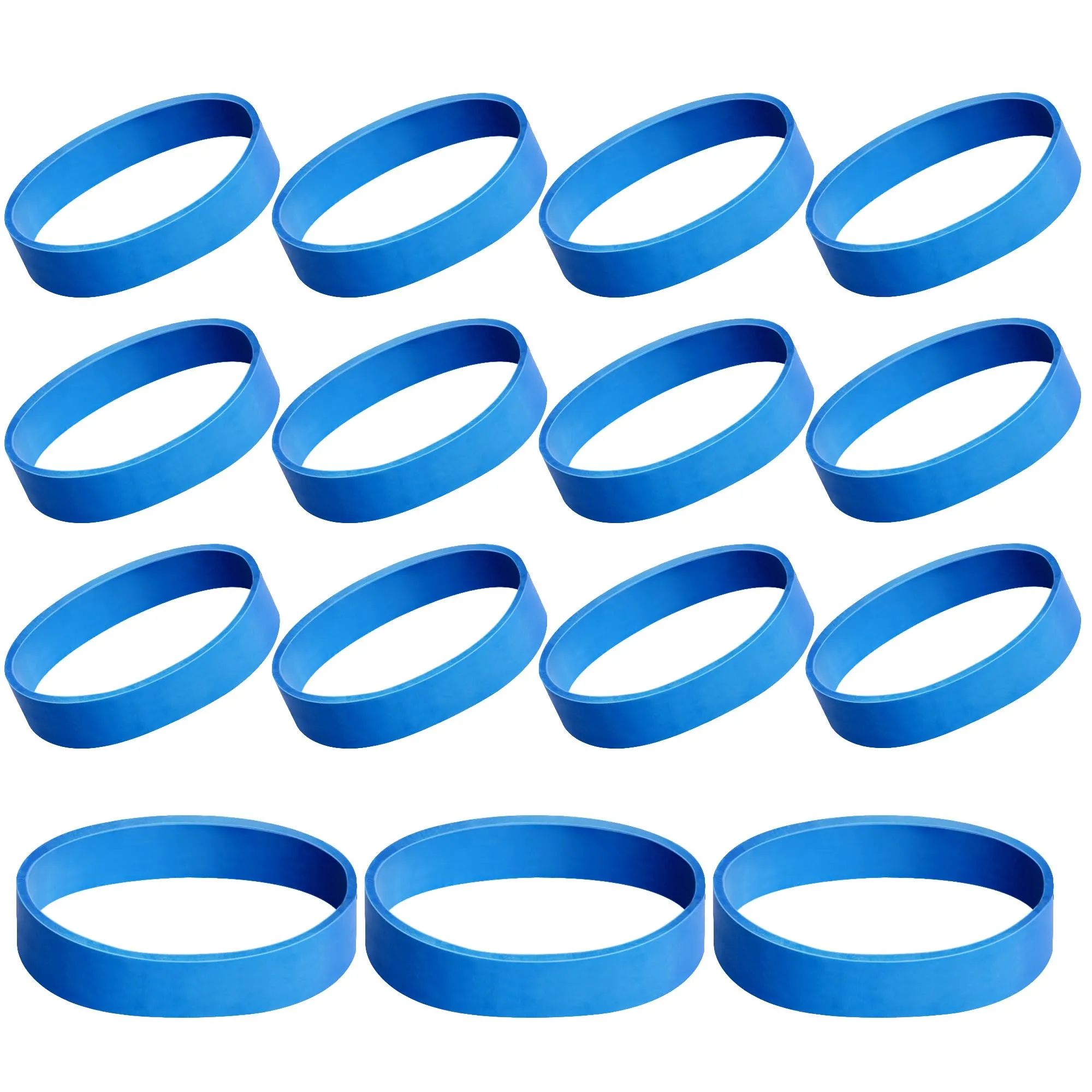 15 Pcs Ski Brake Retainers- 3 Inch Snowboard Brake Bands Retainers- Snowboard Ski Binding Rubber Brake Retainers for Winter Ski Accessory (Blue)