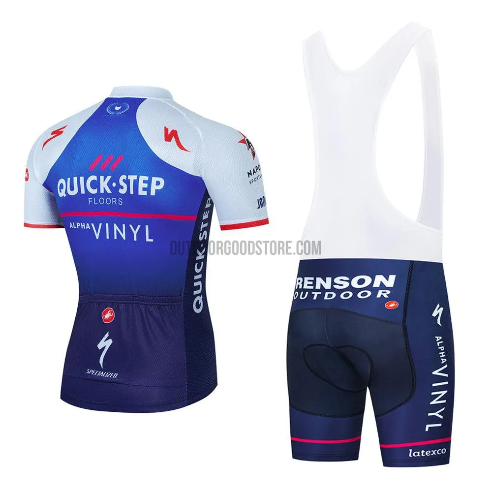 2022 QS Blue Cycling Bike Jersey Kit