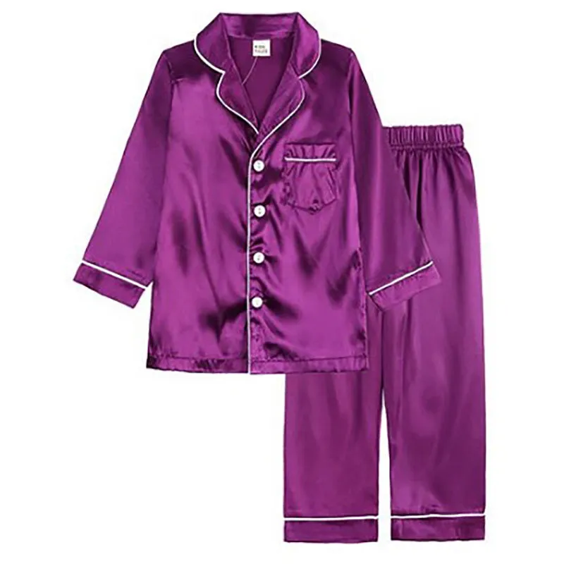 Alaska Satin Style Pyjamas 99 - Purple