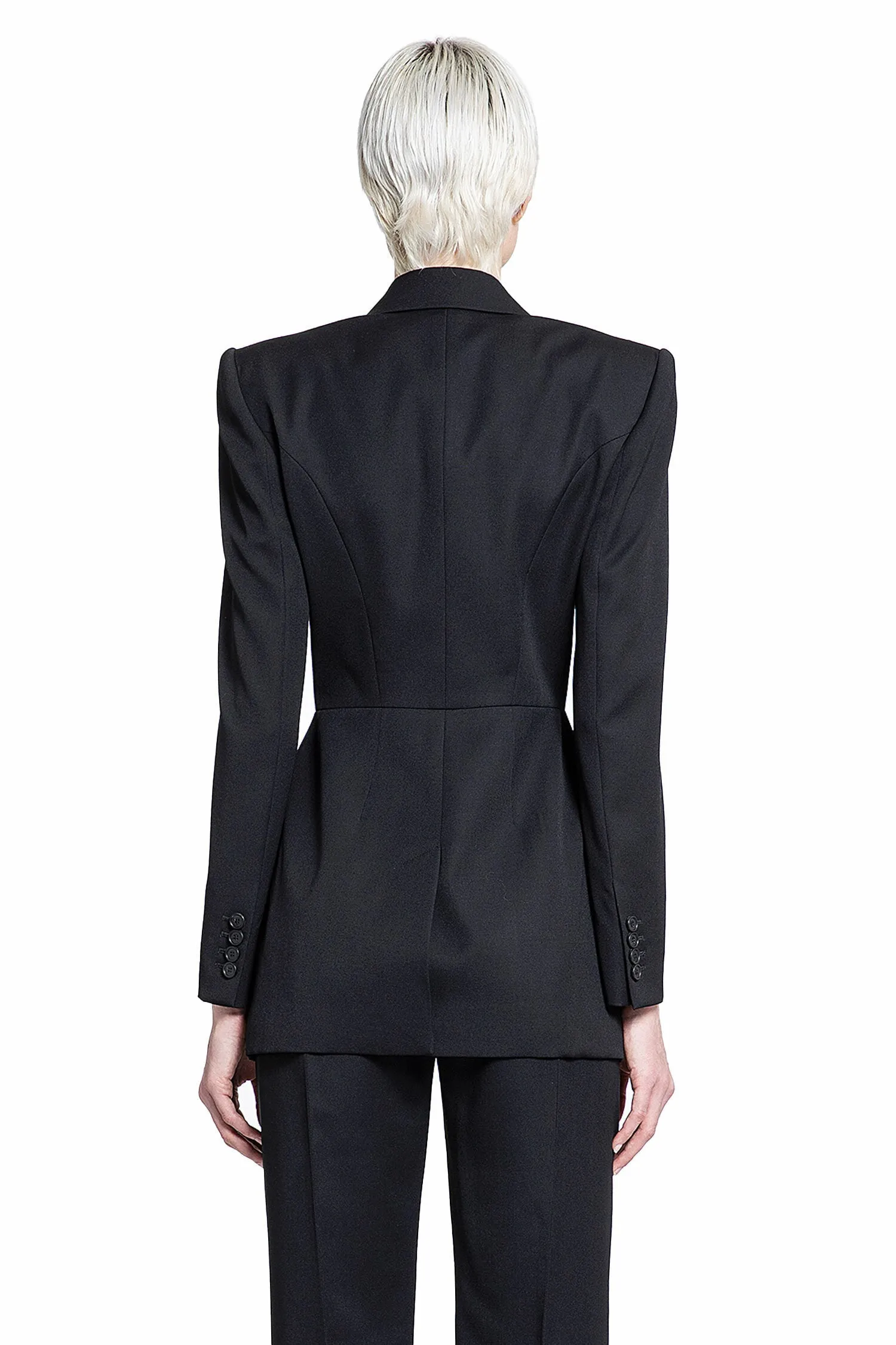 ALEXANDER MCQUEEN WOMAN BLACK BLAZERS