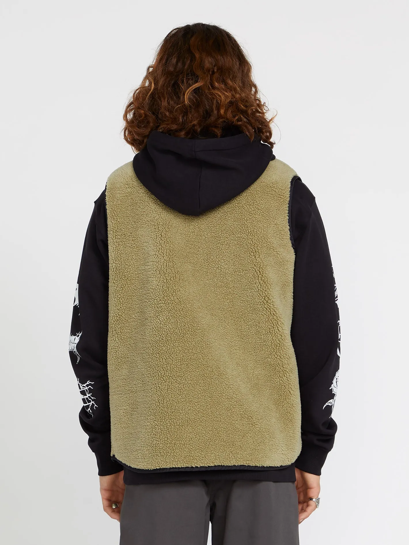 Archstone Sherpa Vest - THYME GREEN