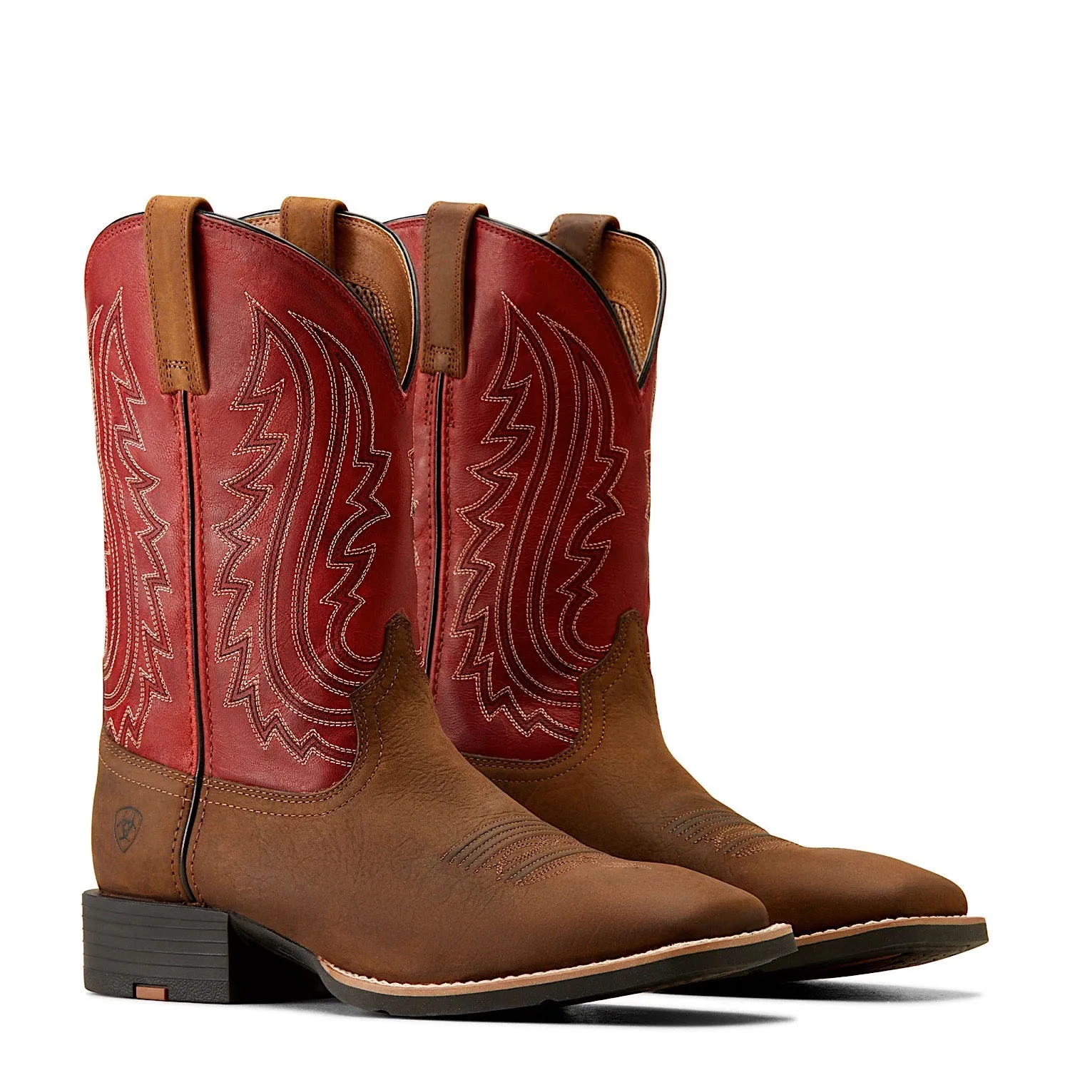 Ariat Mens Sport Big Country Boot Willow Branch/Bright Red