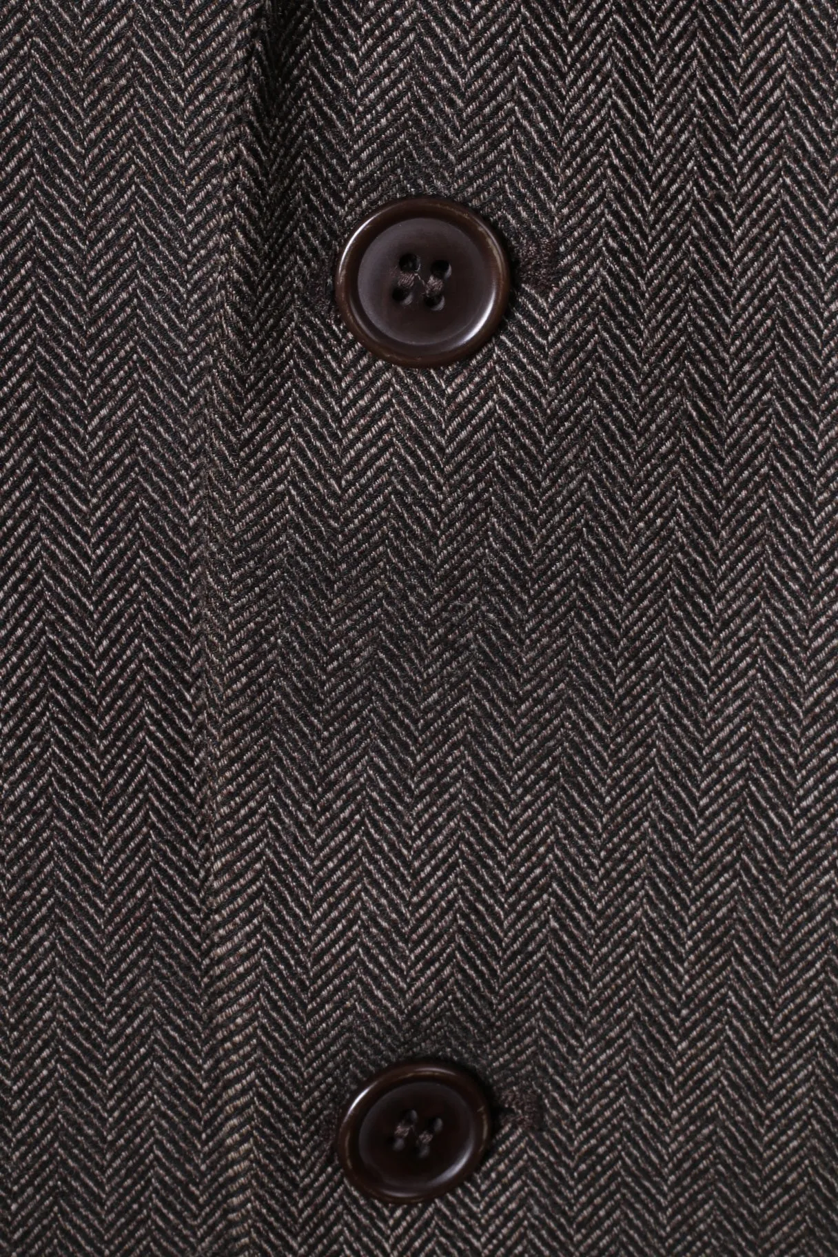 Ben Sherman Mens 38" S Regular Blazer Brown Herringbone Single Breasted Jacket