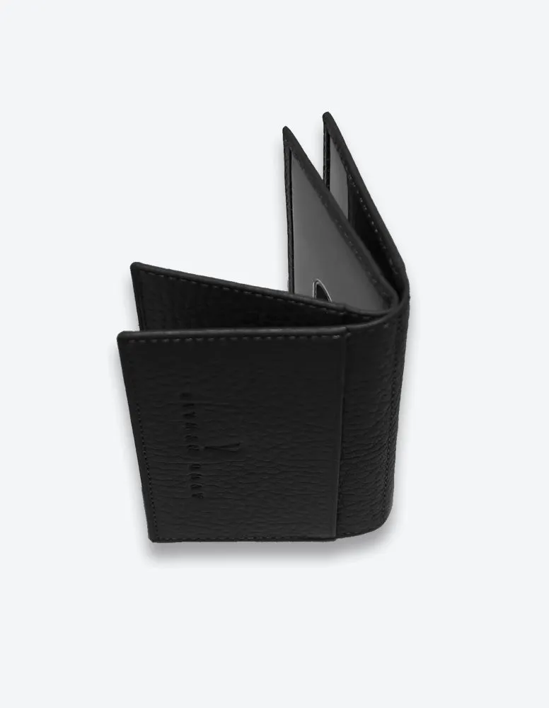 Black Leather Card Case