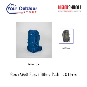 Black Wolf Boudii Hiking Pack- 50 Litres