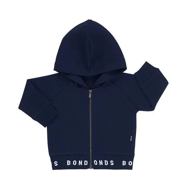 Bonds Logo Fleece Hoodie - Black Sea Navy