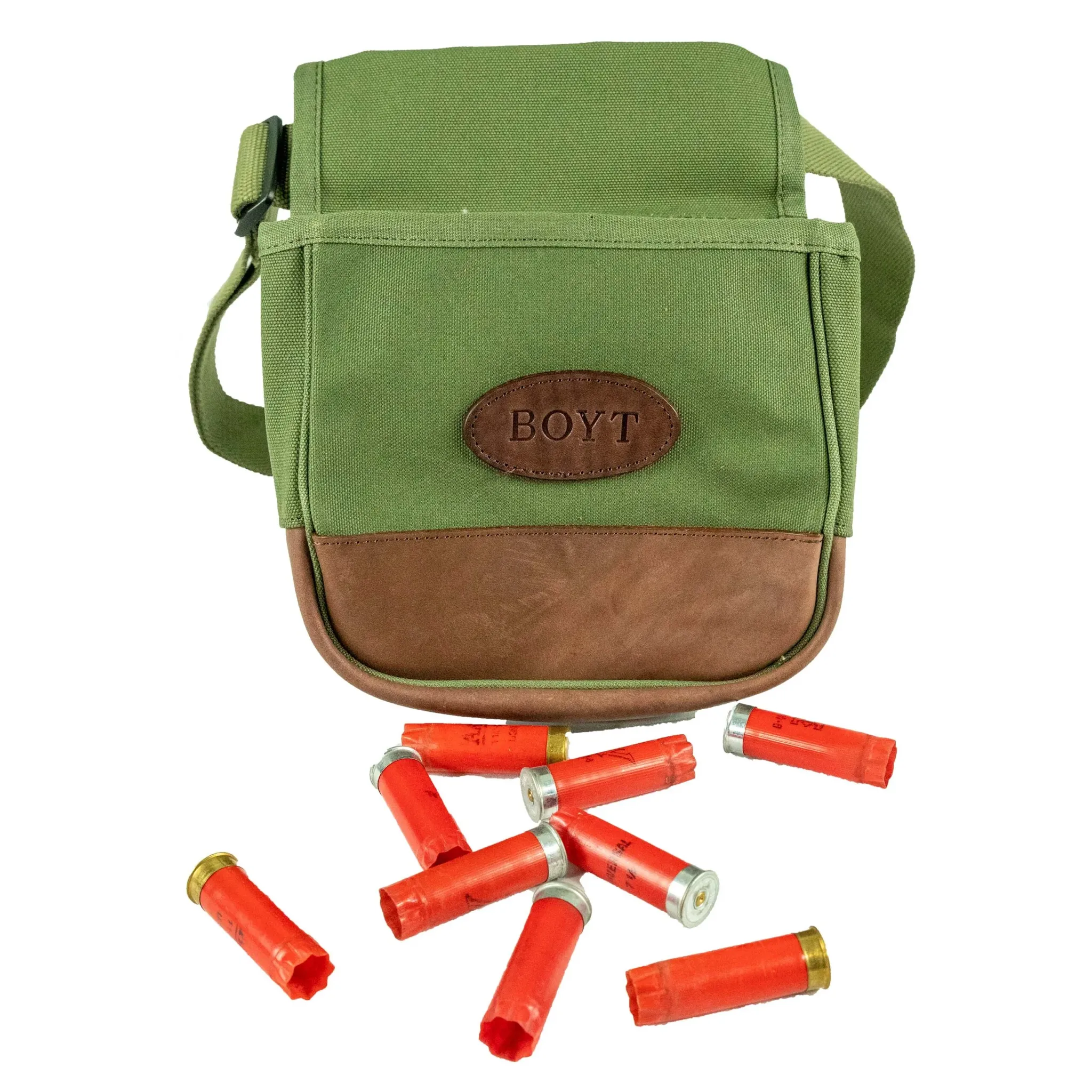 Boyt Signature Series Canvas & Leather Shell Pouch