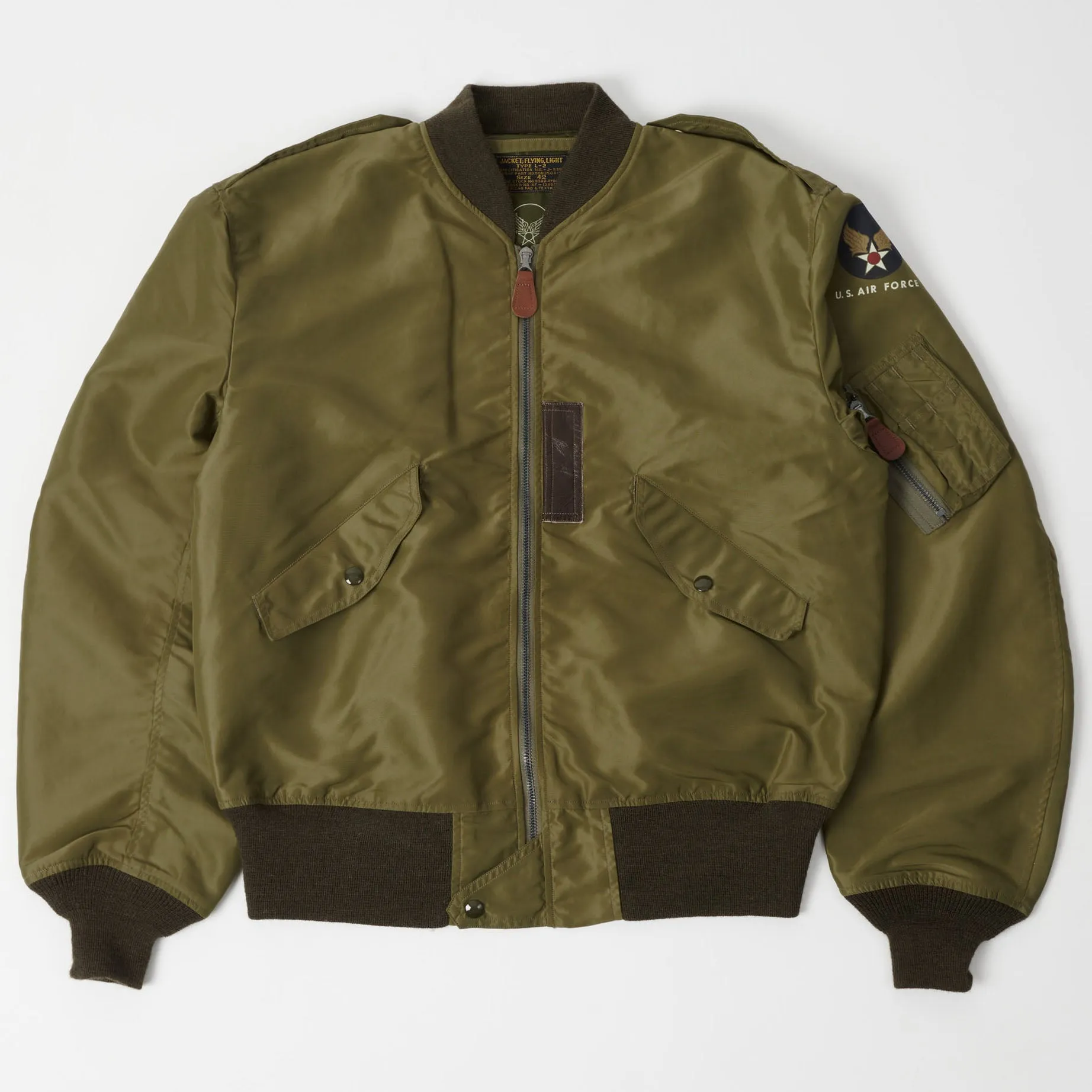 Buzz Rickson's BR11130 L-2 Flying Light Jacket - Olive Drab