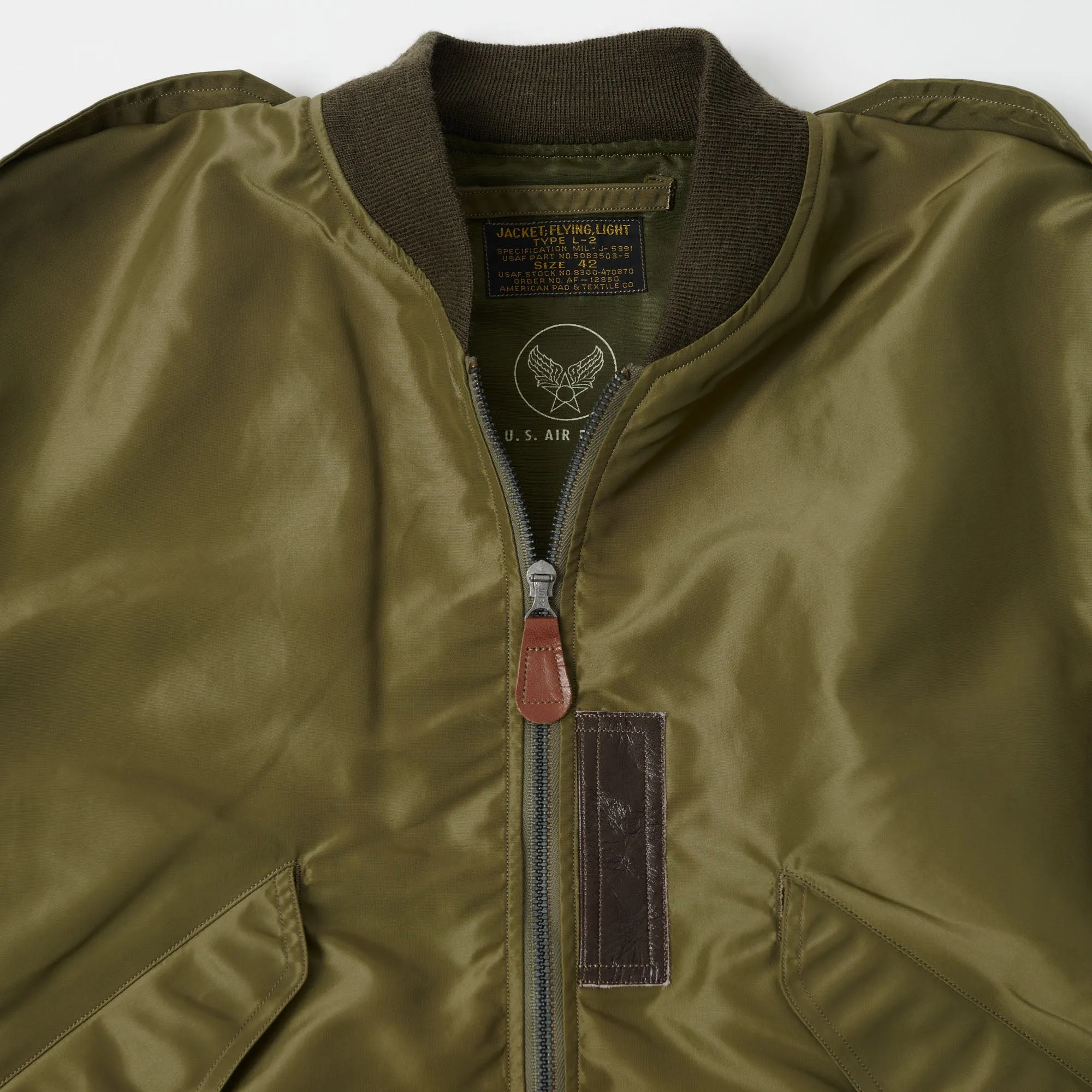 Buzz Rickson's BR11130 L-2 Flying Light Jacket - Olive Drab