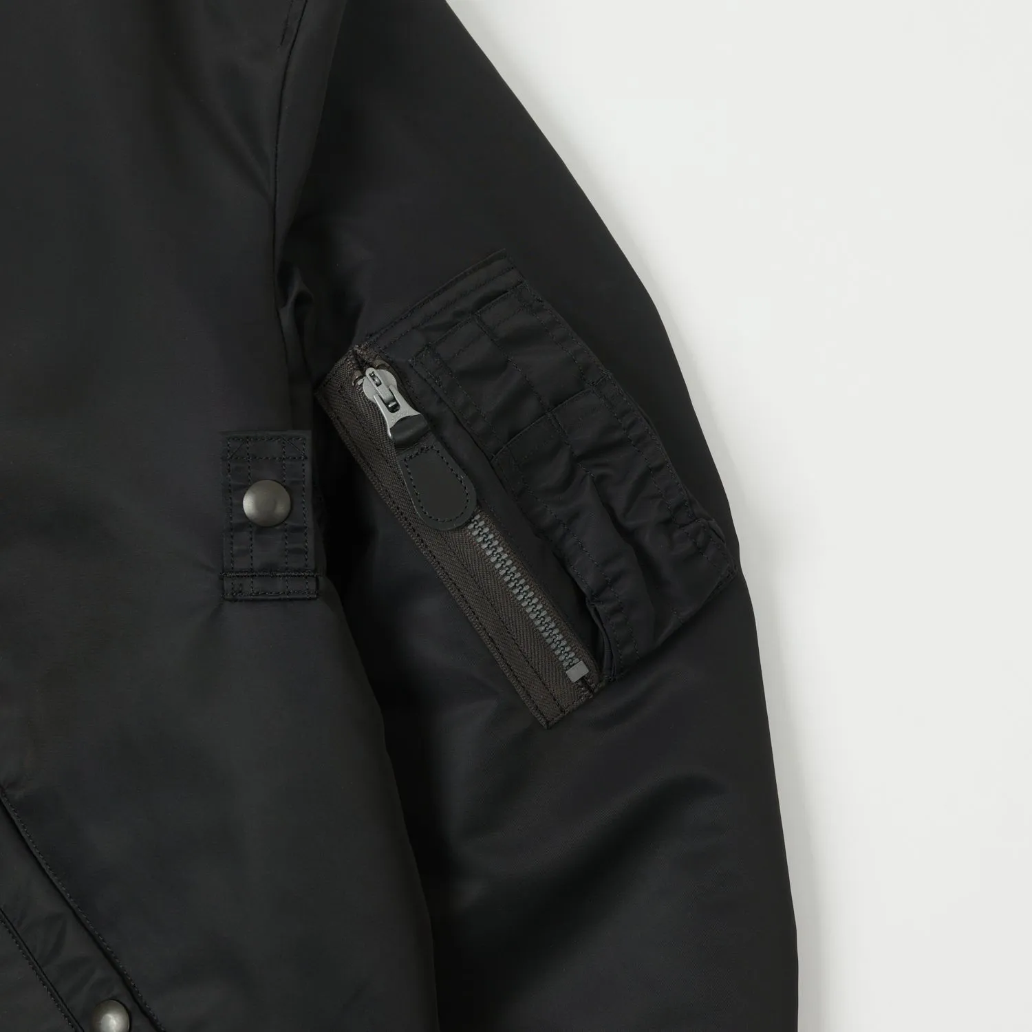 Buzz Rickson's X William Gibson Type MA-1 'Slender Long' Jacket - Black