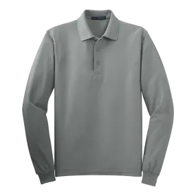 C1308MLS Mens Silk Touch Long Sleeve Polo