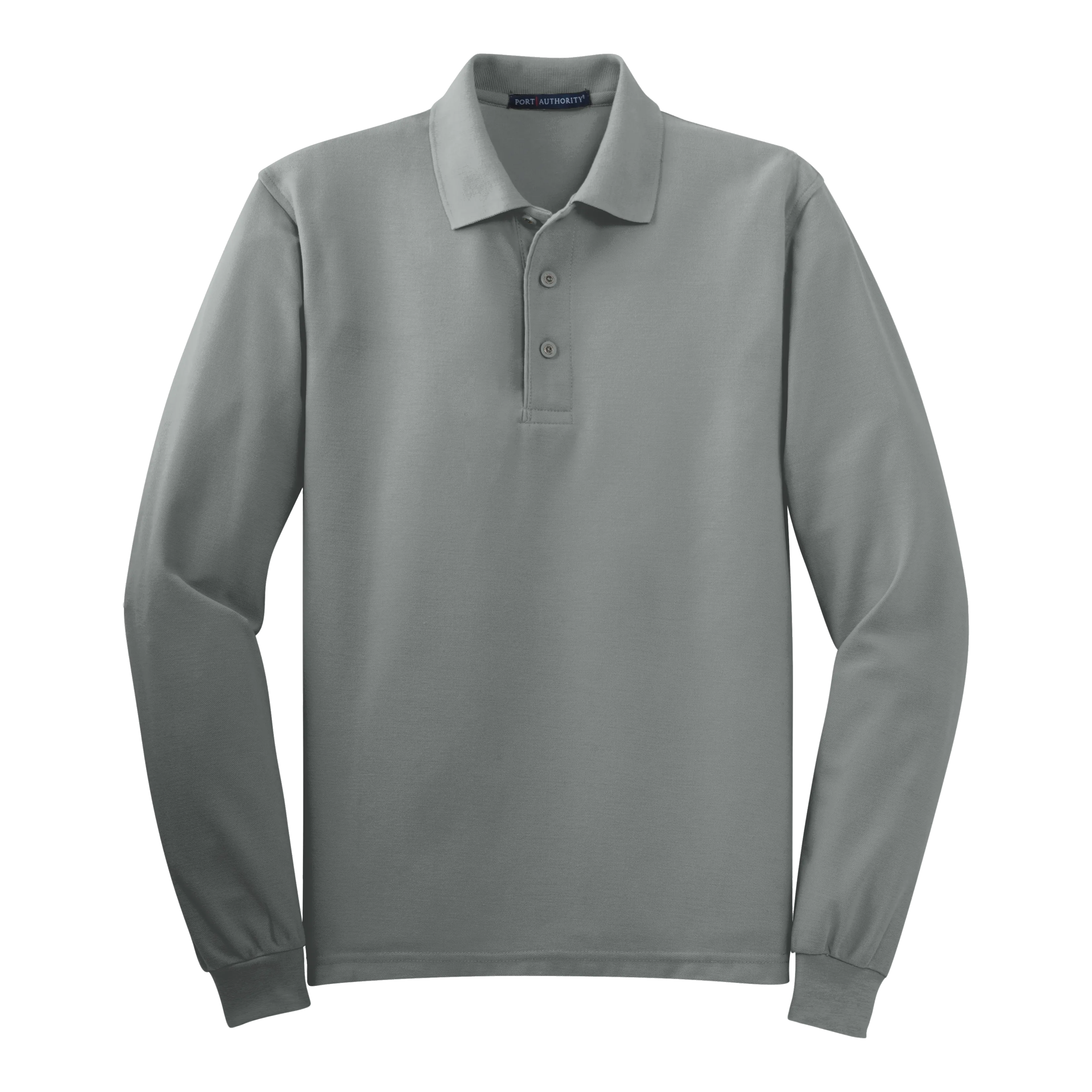 C1308MLS Mens Silk Touch Long Sleeve Polo