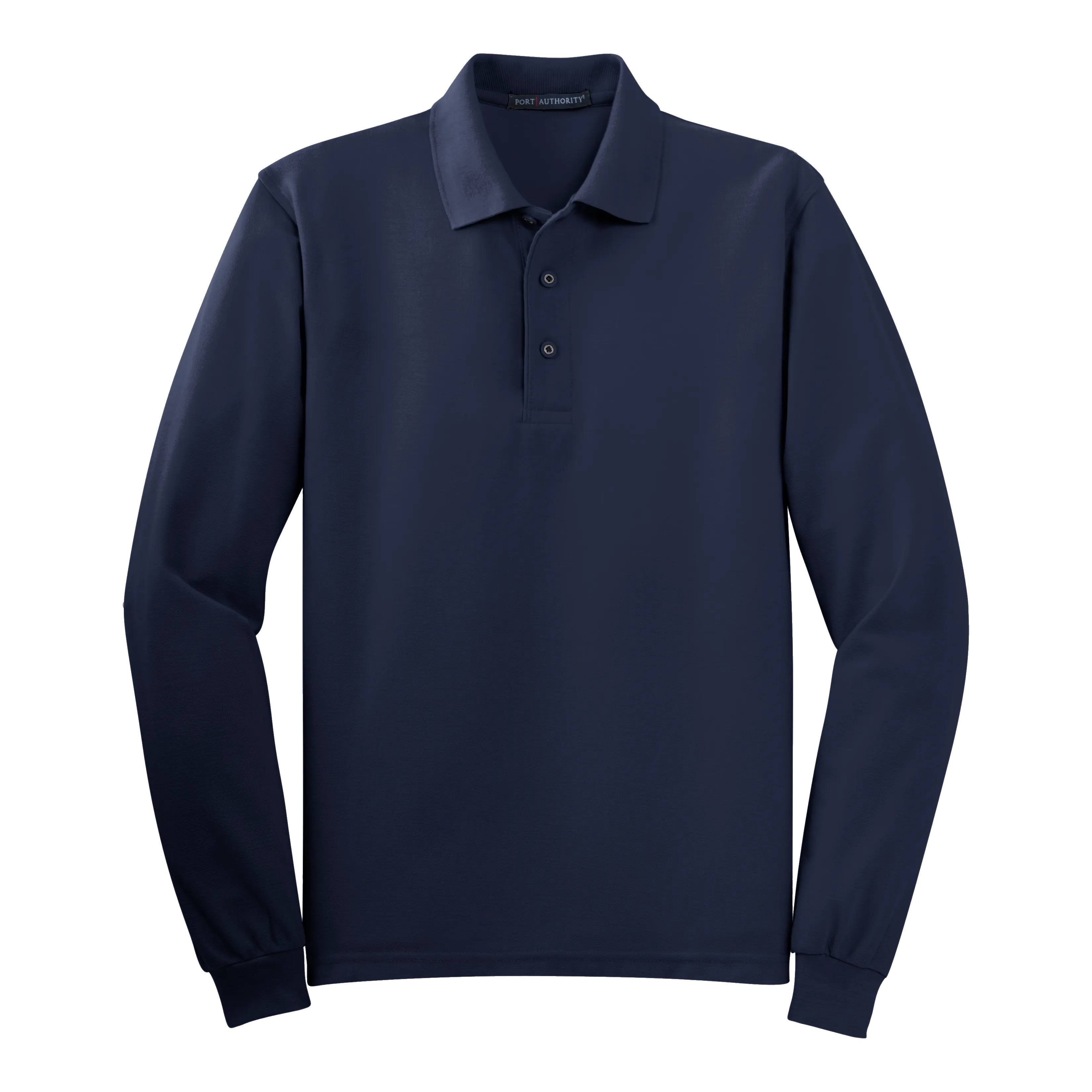 C1308MLS Mens Silk Touch Long Sleeve Polo