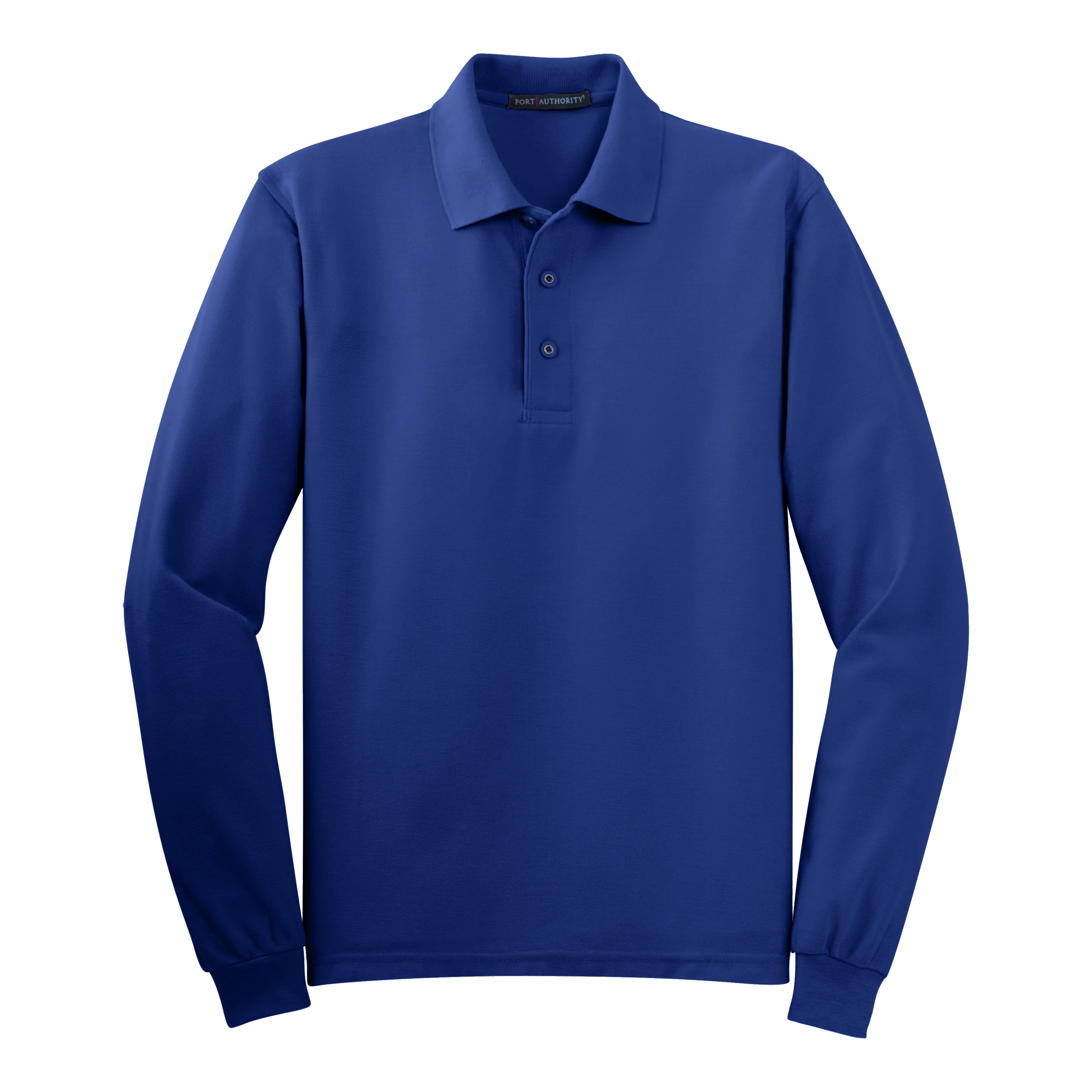 C1308MLS Mens Silk Touch Long Sleeve Polo