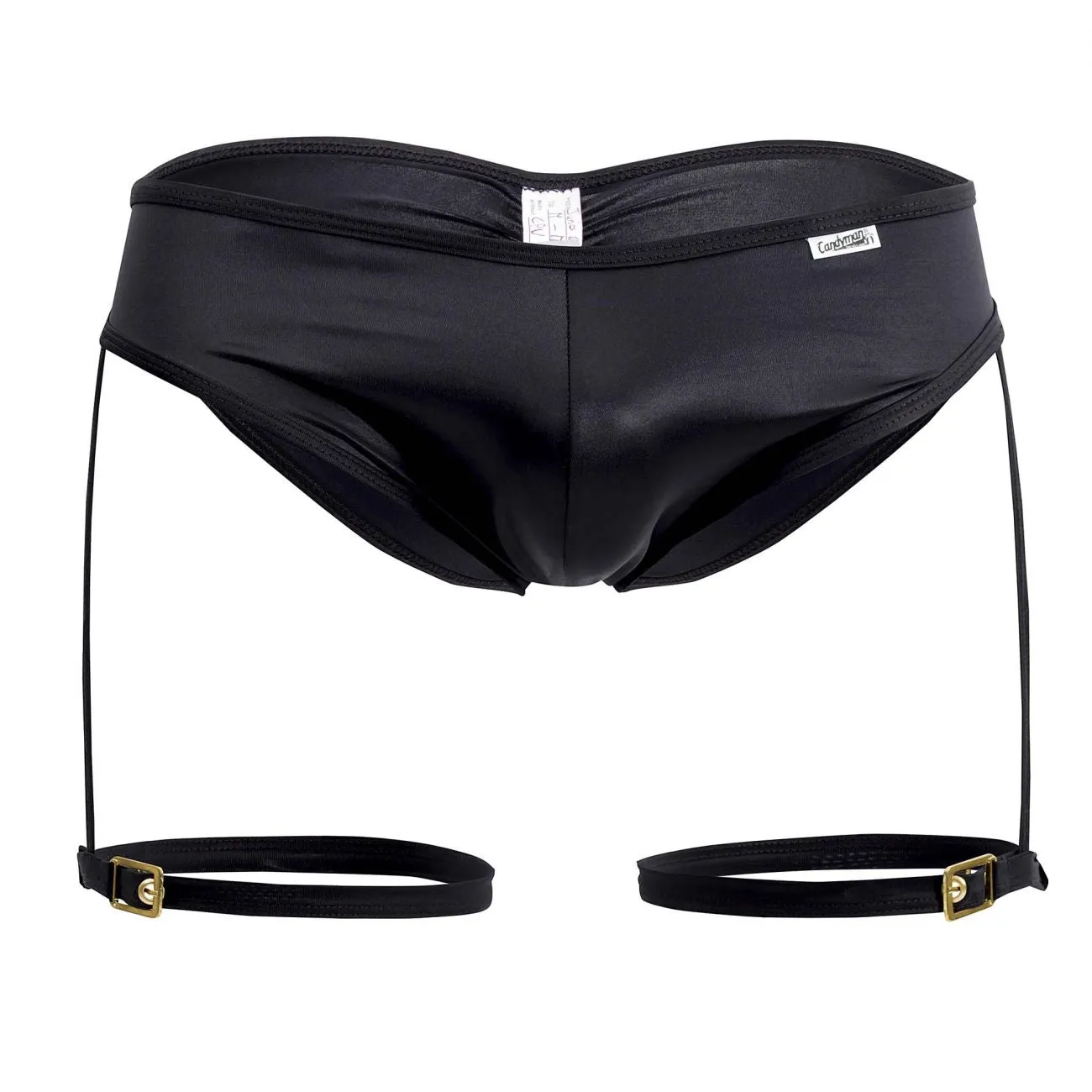 CandyMan 99468X Garter Briefs Color Black