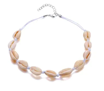 Chain and Seashell Choker Necklace