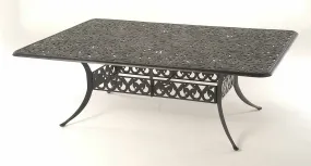 Chateau Extendable 76" cast aluminum Dining Table