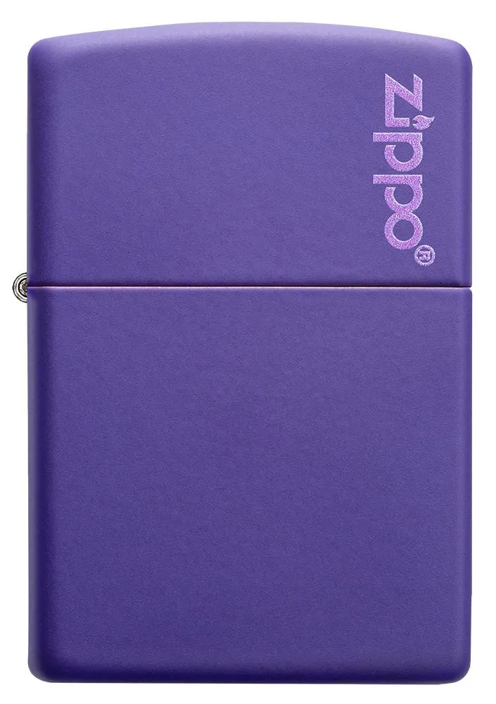 Classic Purple Matte Zippo Logo