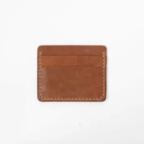 Cognac Slim Card Wallet