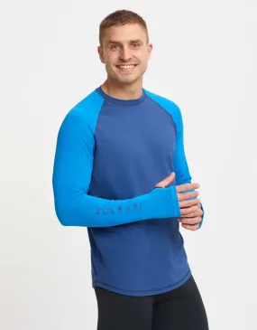 Color Block Long Sleeve Rashguard UPF 50  I Aqua Sport Collection