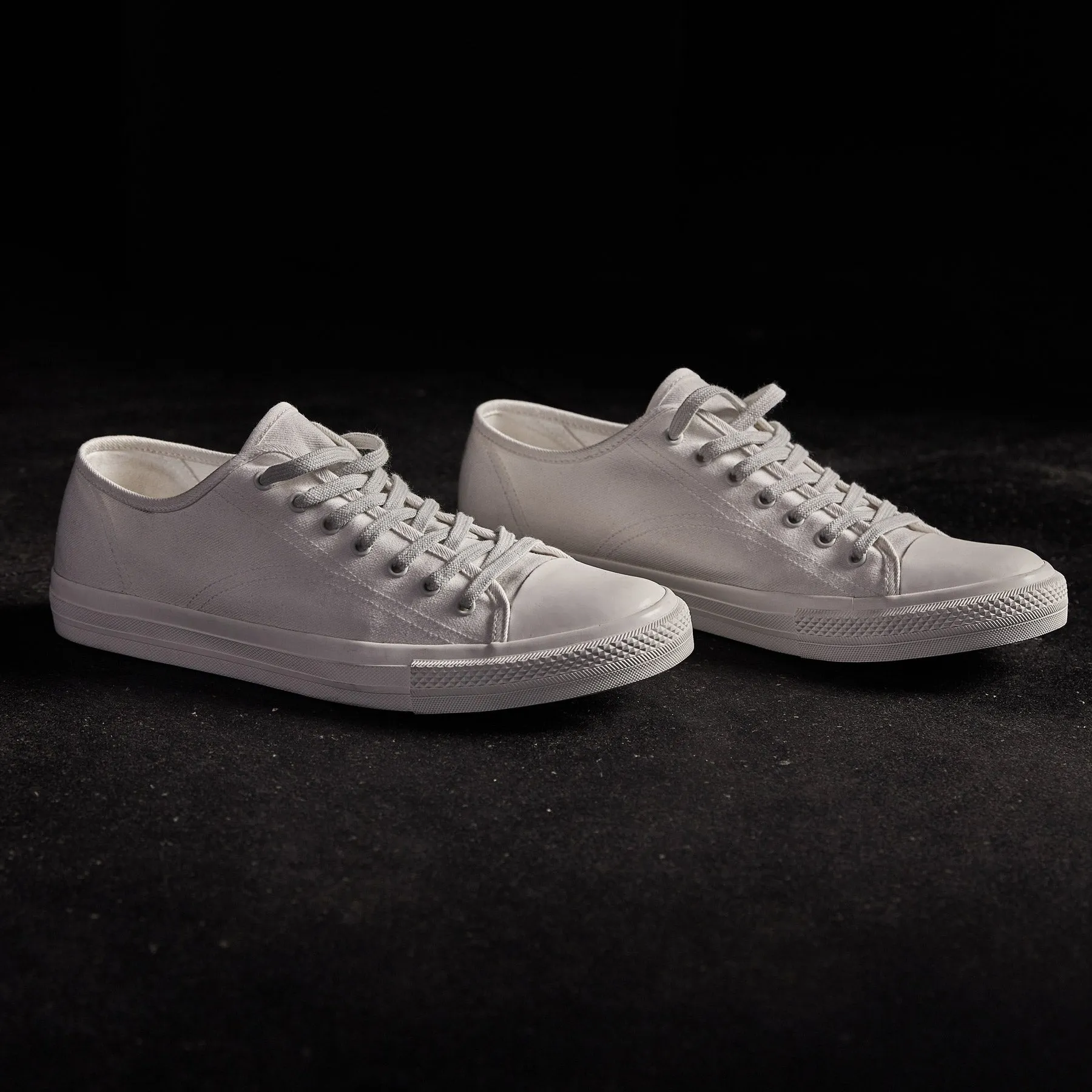 Cotton Linen Vulcanized Sneaker Mens - Canvas