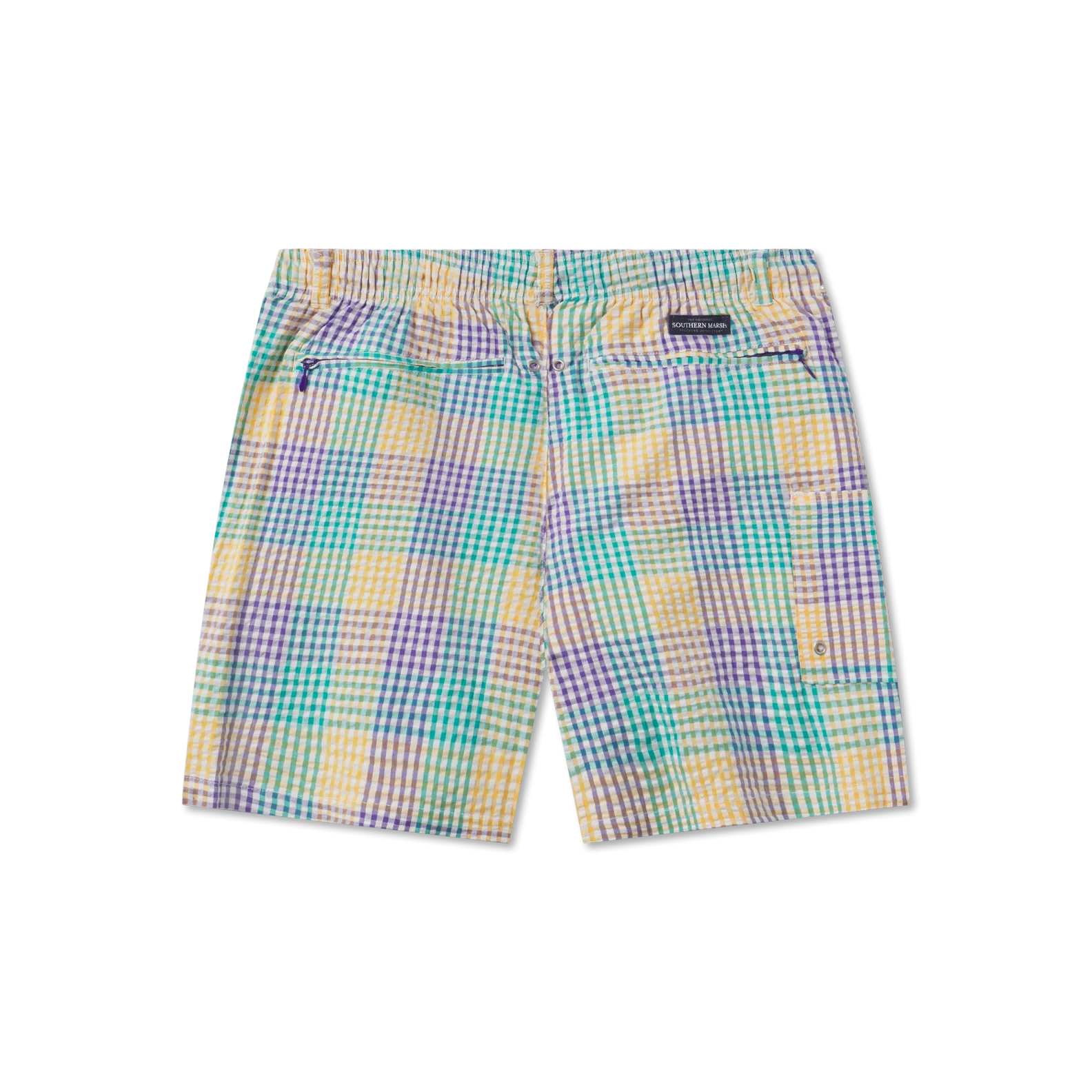 Dockside Swim Trunk - Seersucker Gingham