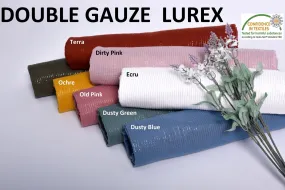 Double Gauze Lurex Fabric