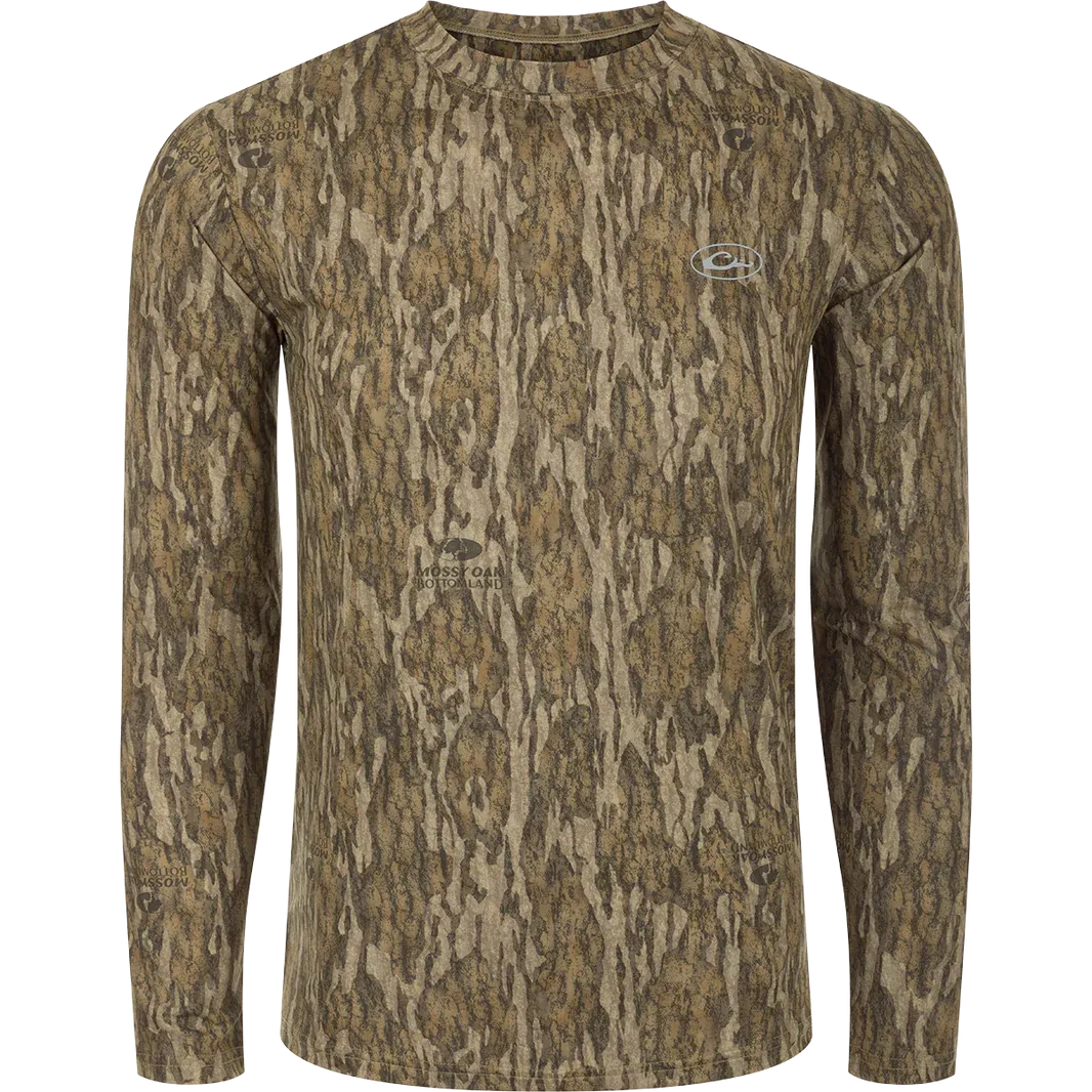 Drake EST Camo Performance Long Sleeve Crew