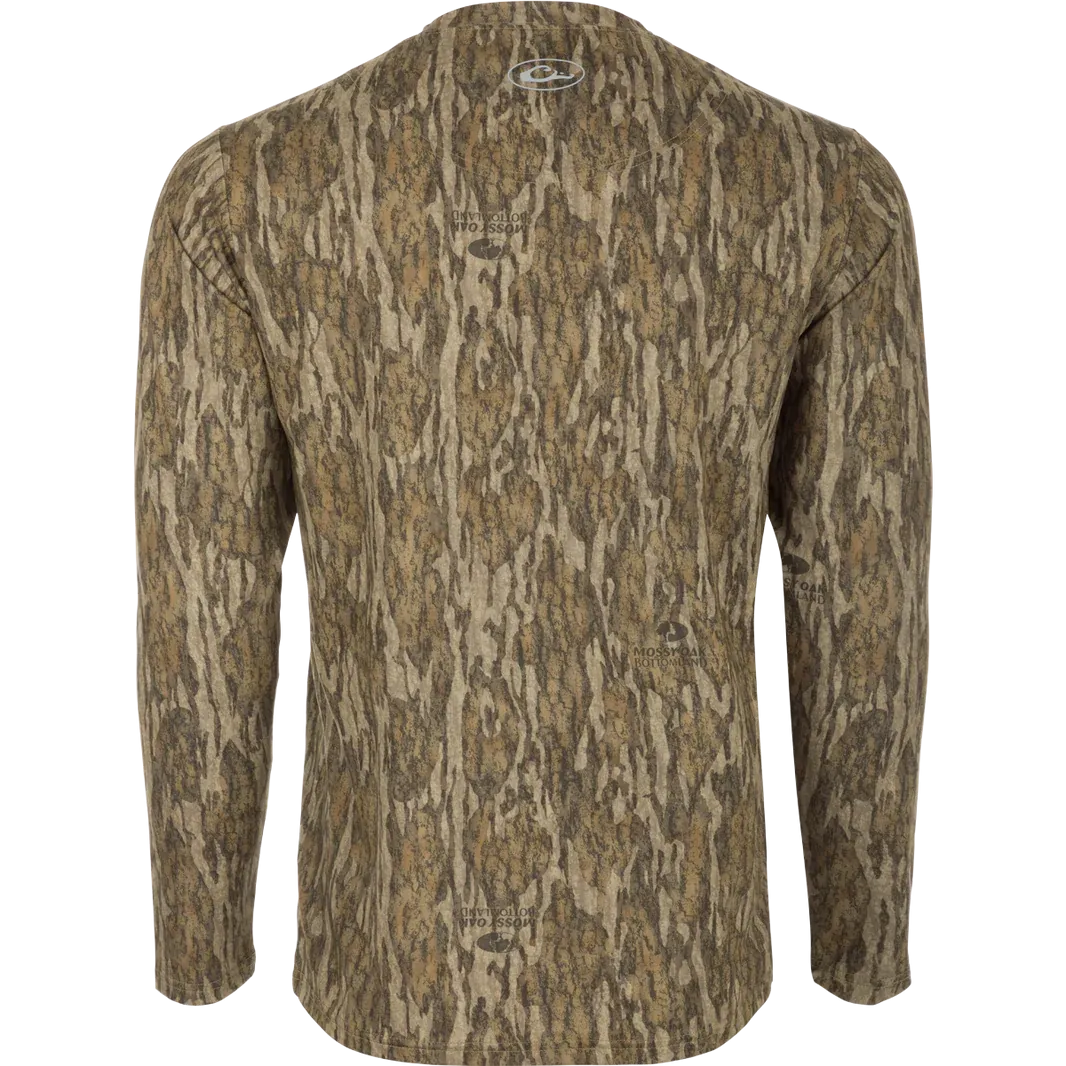 Drake EST Camo Performance Long Sleeve Crew