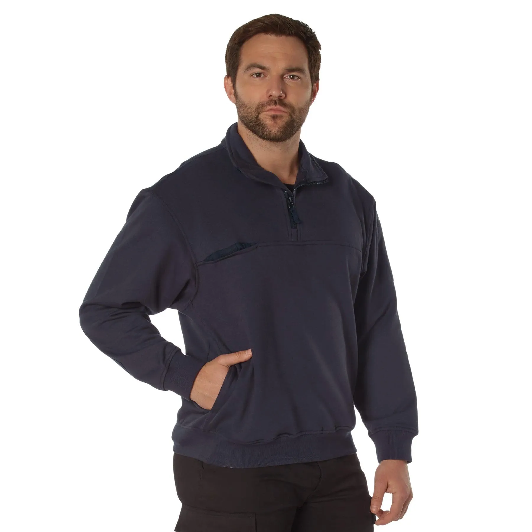 Firefighter / EMS Quarter Zip Job Shirt by Rothco