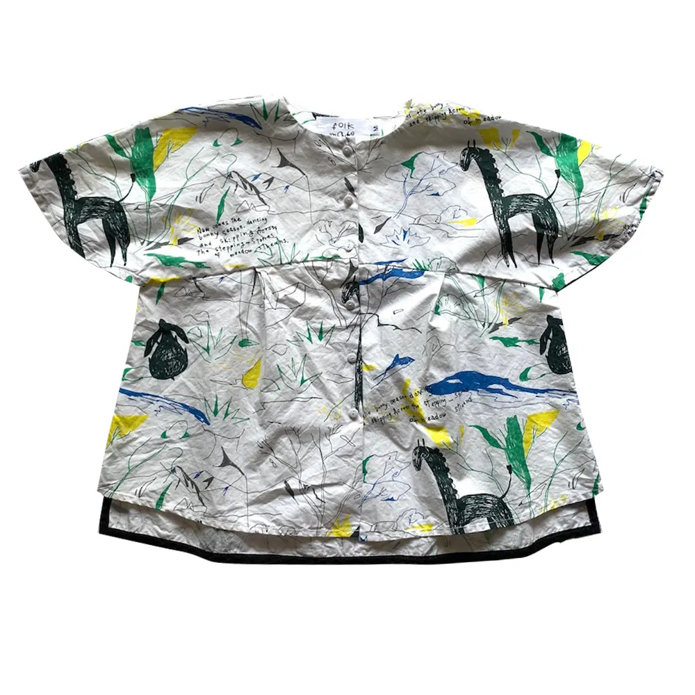 Folkloric Print Shirt