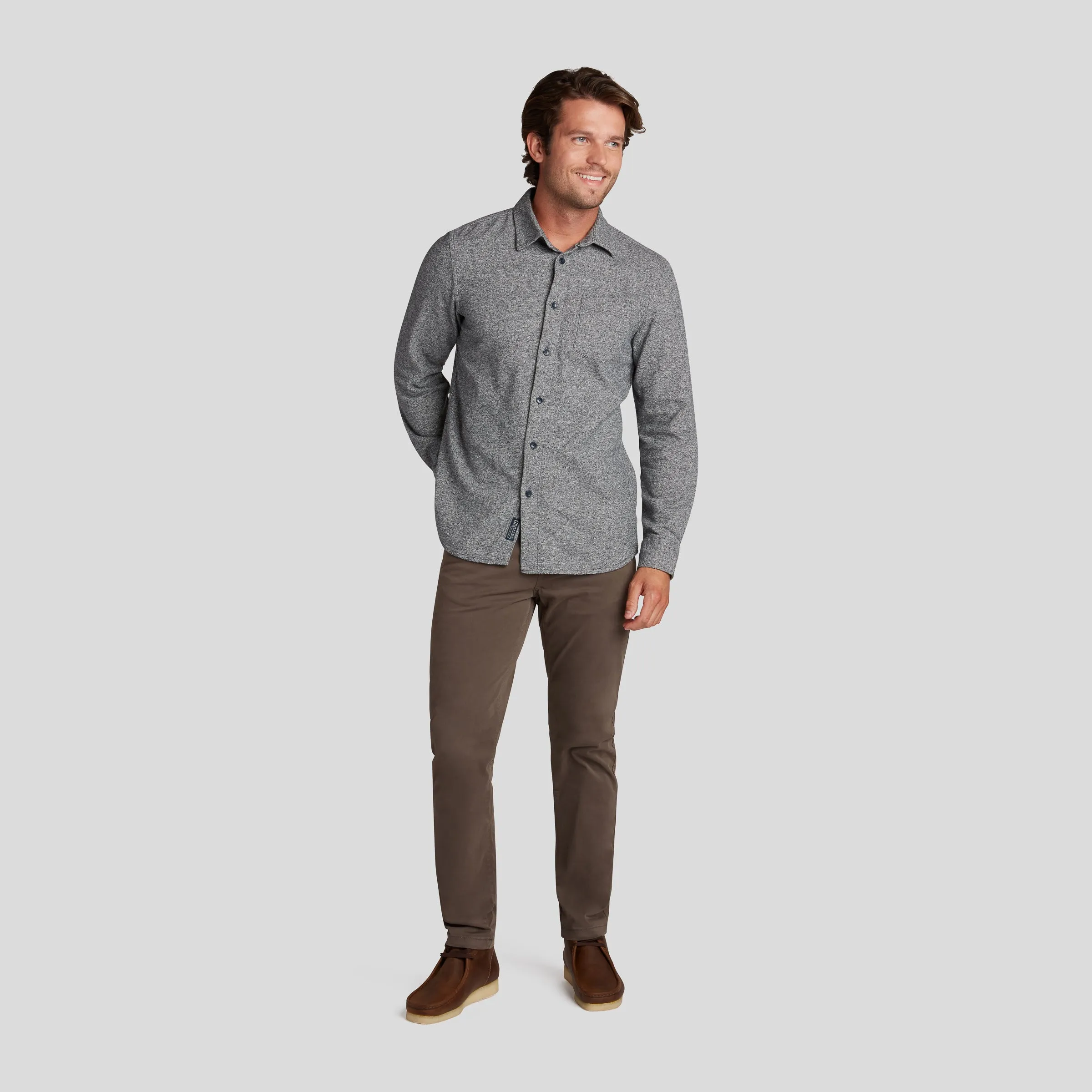 Harrison Heritage Flannel - Gray Jaspe