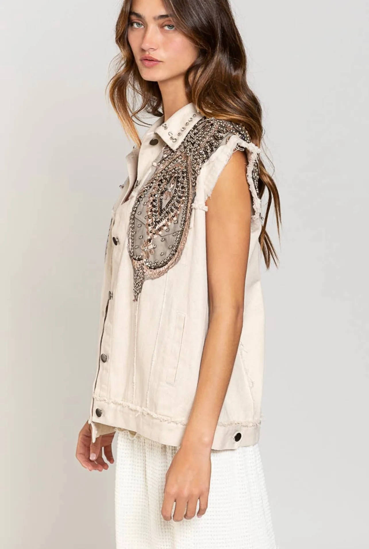 HER Embellished Vest