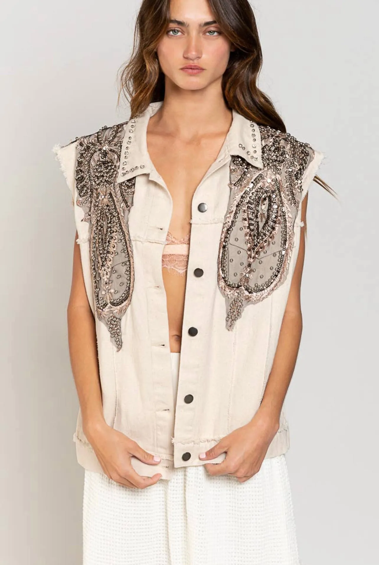 HER Embellished Vest