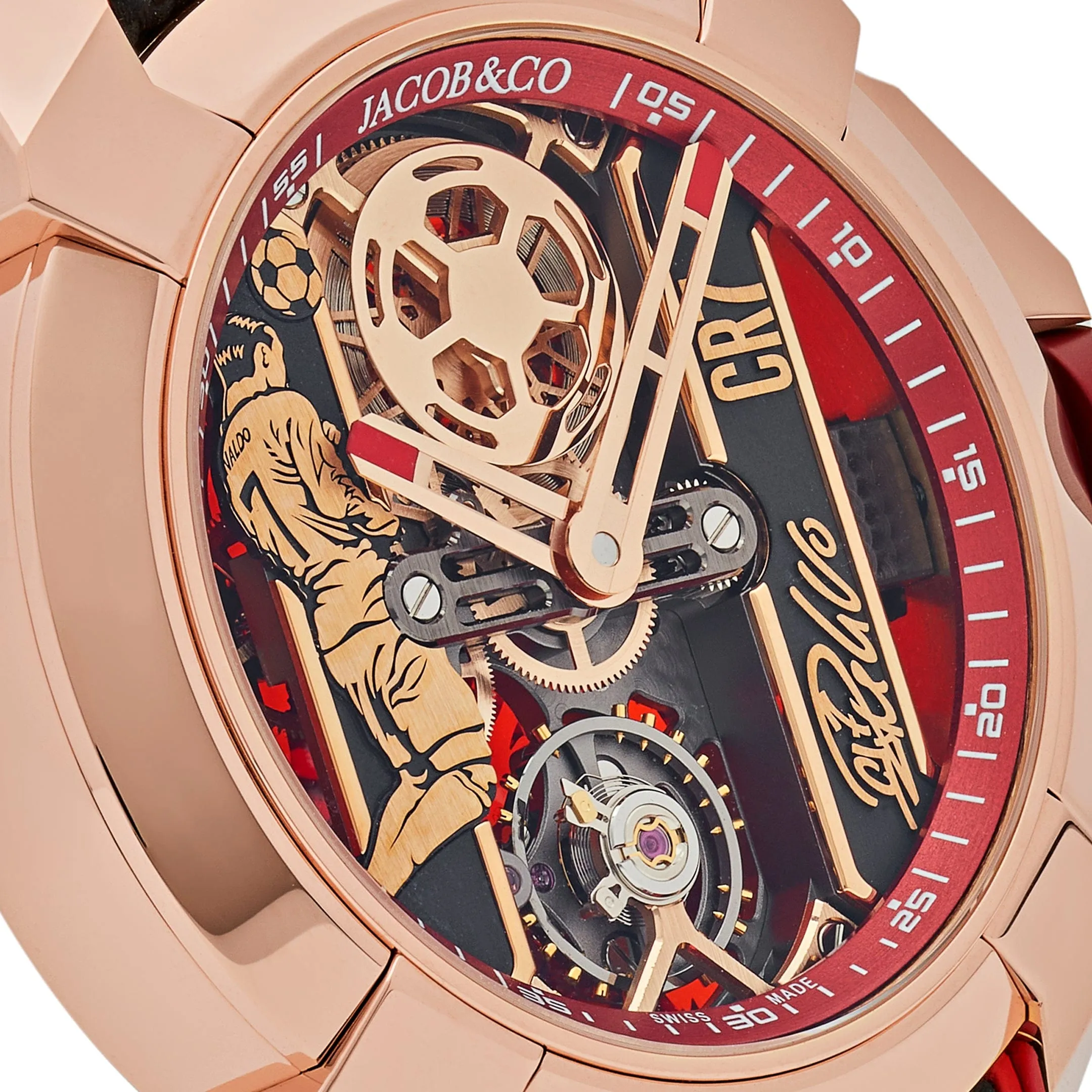 Jacob & Co. V2 CR7 Epic X Collection EX120.43.AE.AA.A Flight of CR7 Rose Gold Limited Edition (2024)