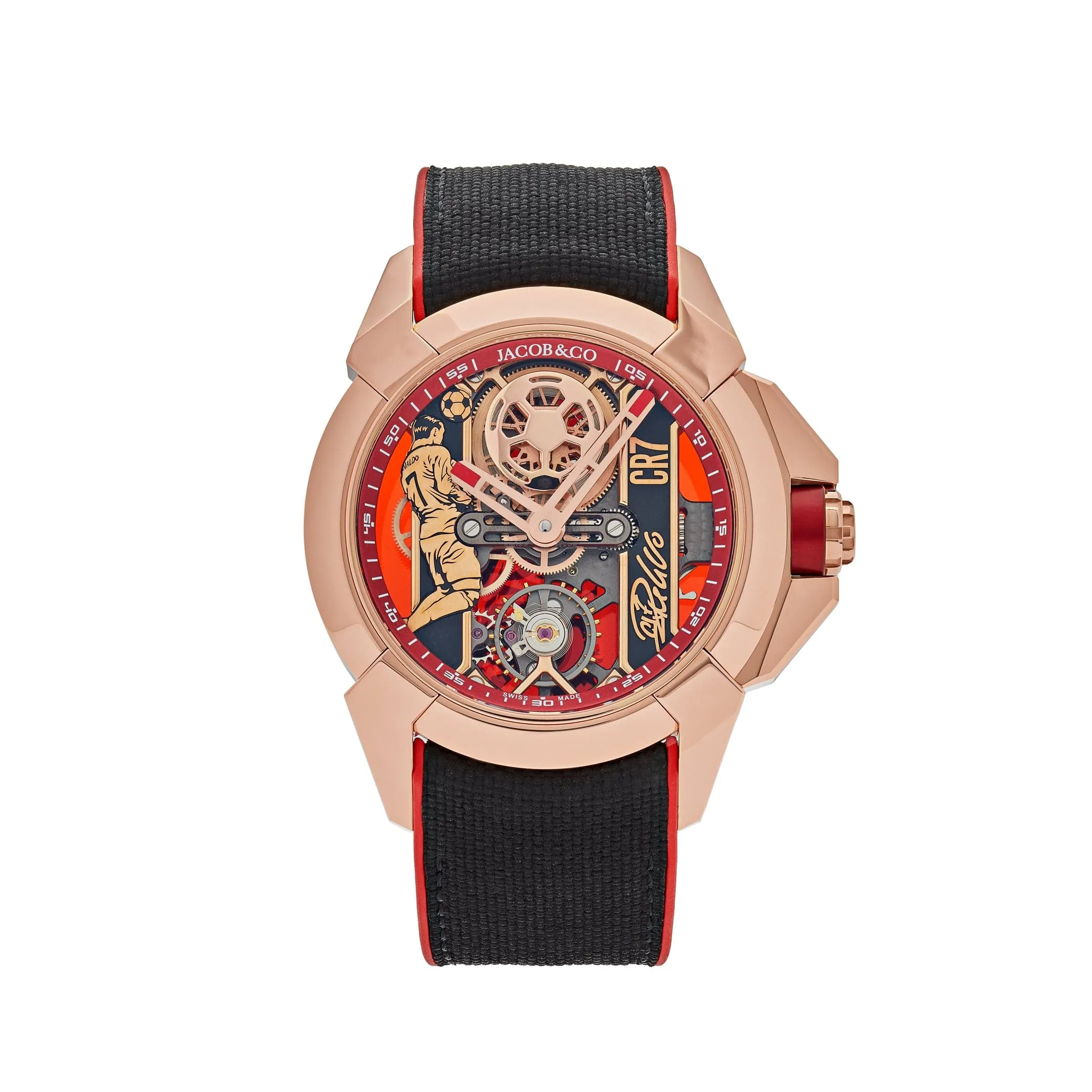 Jacob & Co. V2 CR7 Epic X Collection EX120.43.AE.AA.A Flight of CR7 Rose Gold Limited Edition (2024)