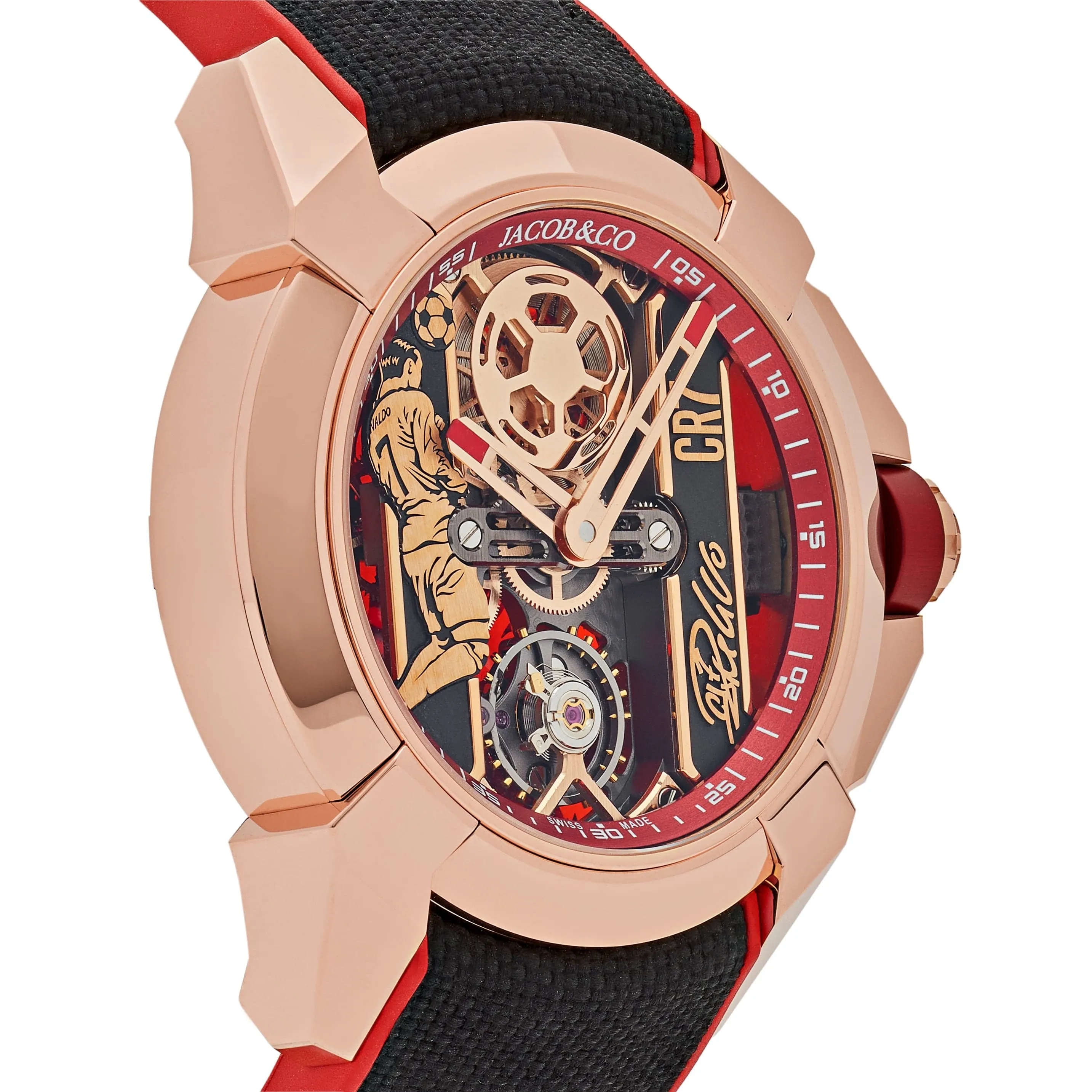 Jacob & Co. V2 CR7 Epic X Collection EX120.43.AE.AA.A Flight of CR7 Rose Gold Limited Edition (2024)