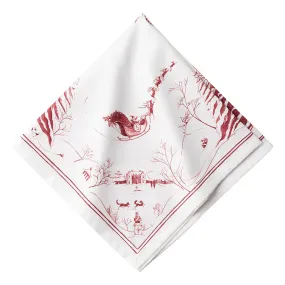 Juliska Winter Frolic Napkin - Ruby