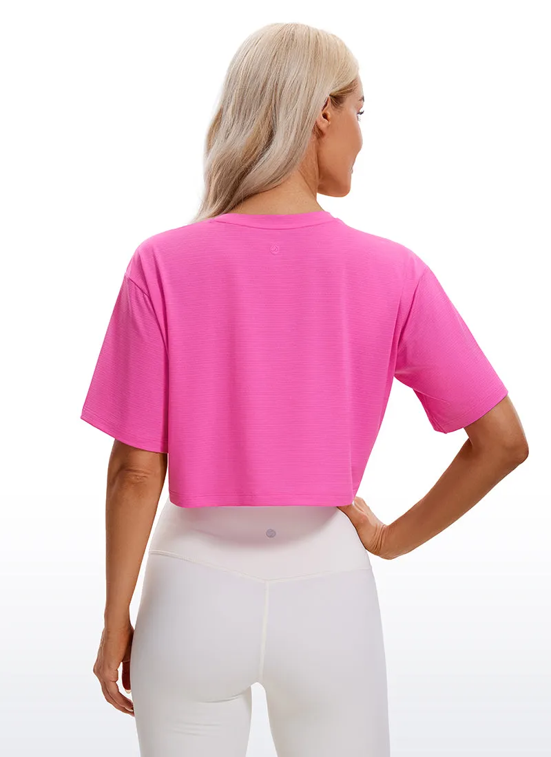 Lightweight Short Sleeves Cropped