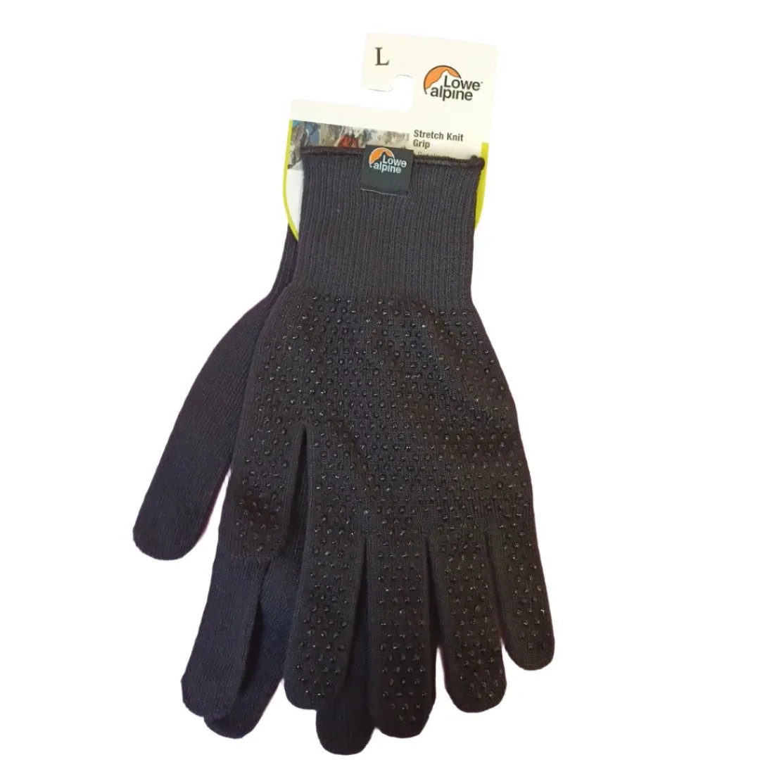 Lowe Alpine Stretch Knit Grip Gloves