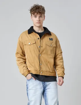 MARK FAST UNISEXWHITE EMBROIDERED CASUAL JACKET