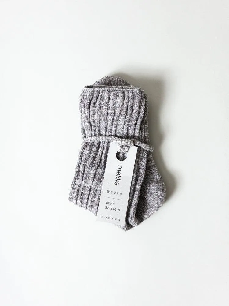 Mekke Socks, Heather Grey