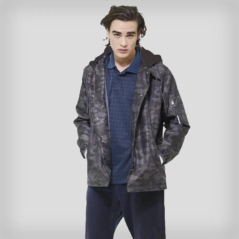 Men's Coach Jacket with Fleece Hood - FINAL SALE