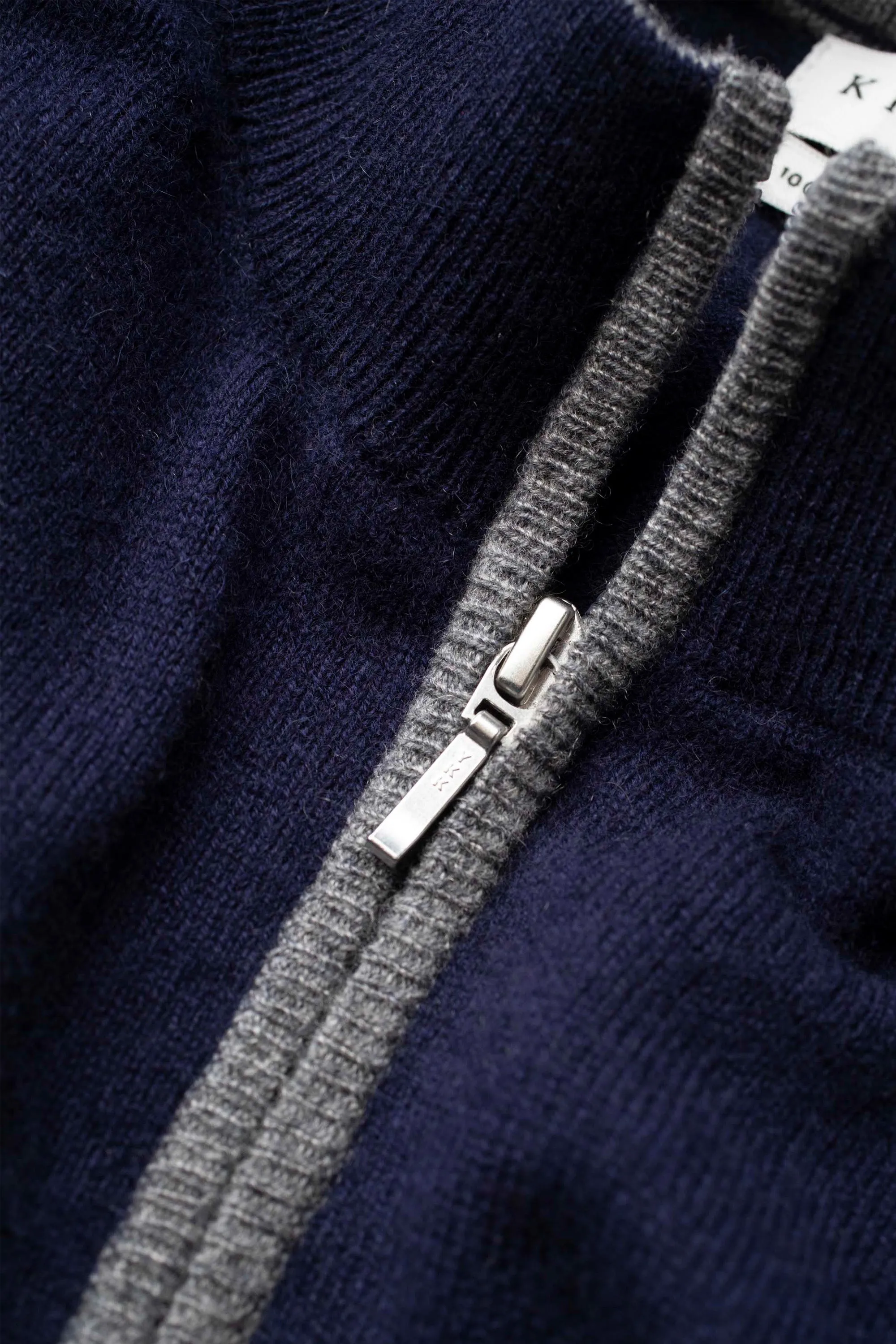 Men's Half Zip Jumper - Navy