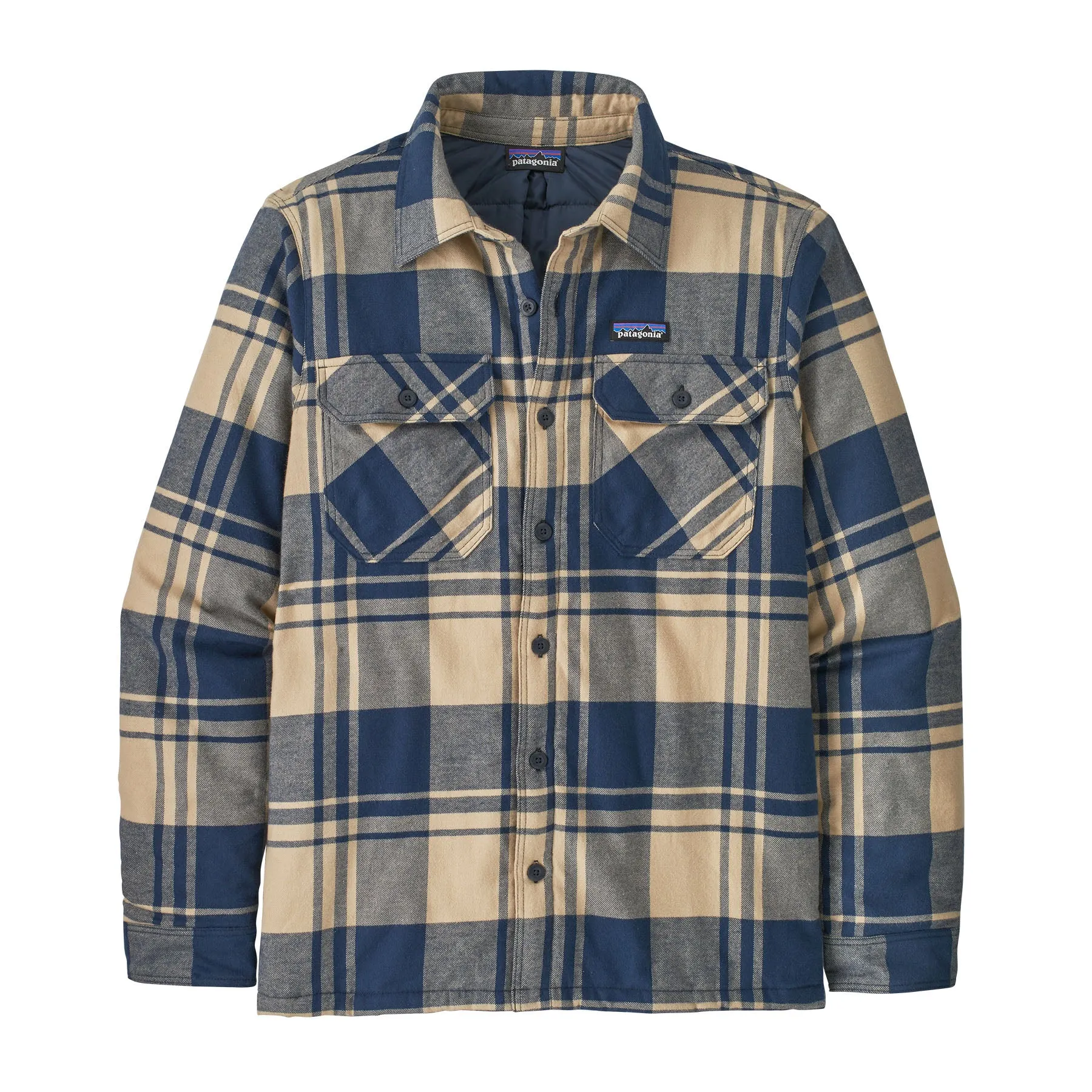 Mens Insulated Organic Cotton Midweight Fjord Flannel Shirt