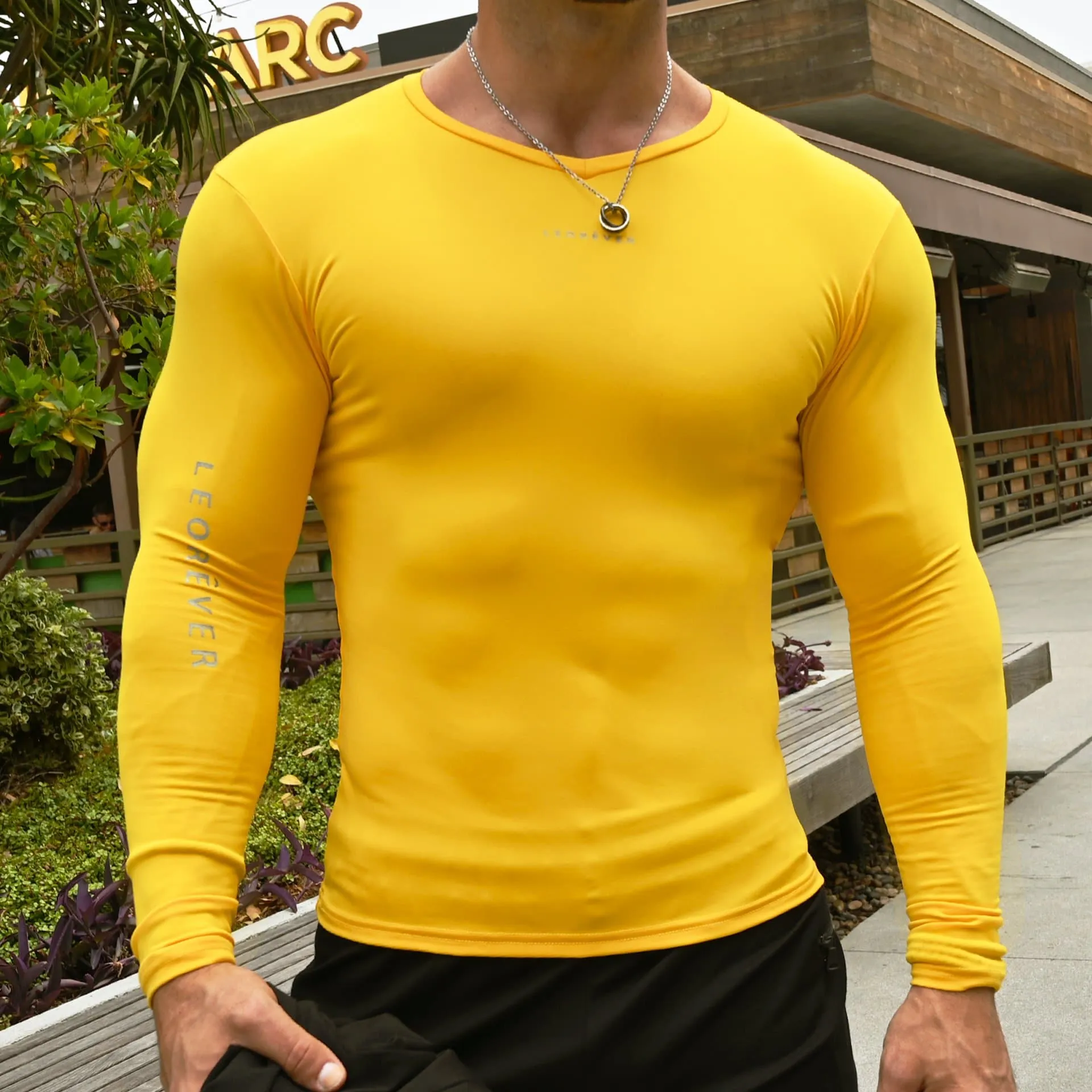 Mens Long Sleeve Balanced Compression Shirt