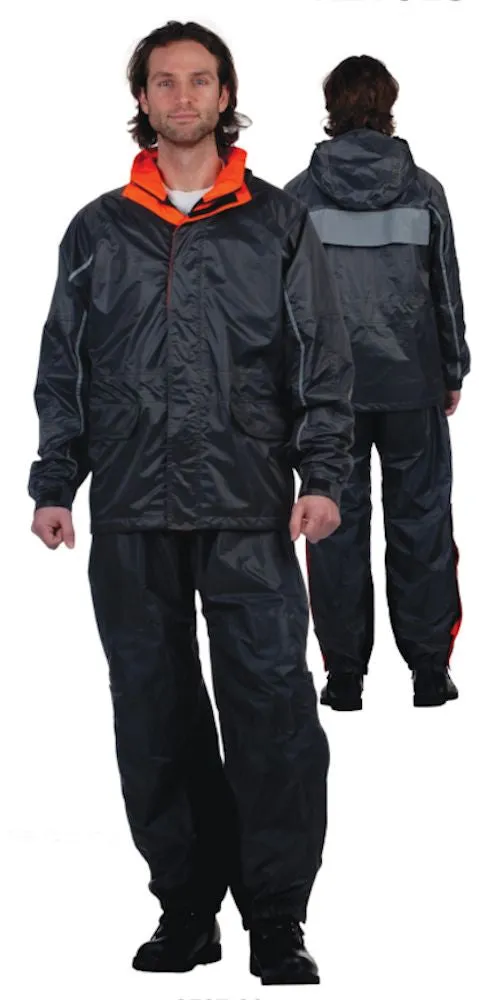 Mens REVOLUTION GEAR Traditional Nylon Rainsuit