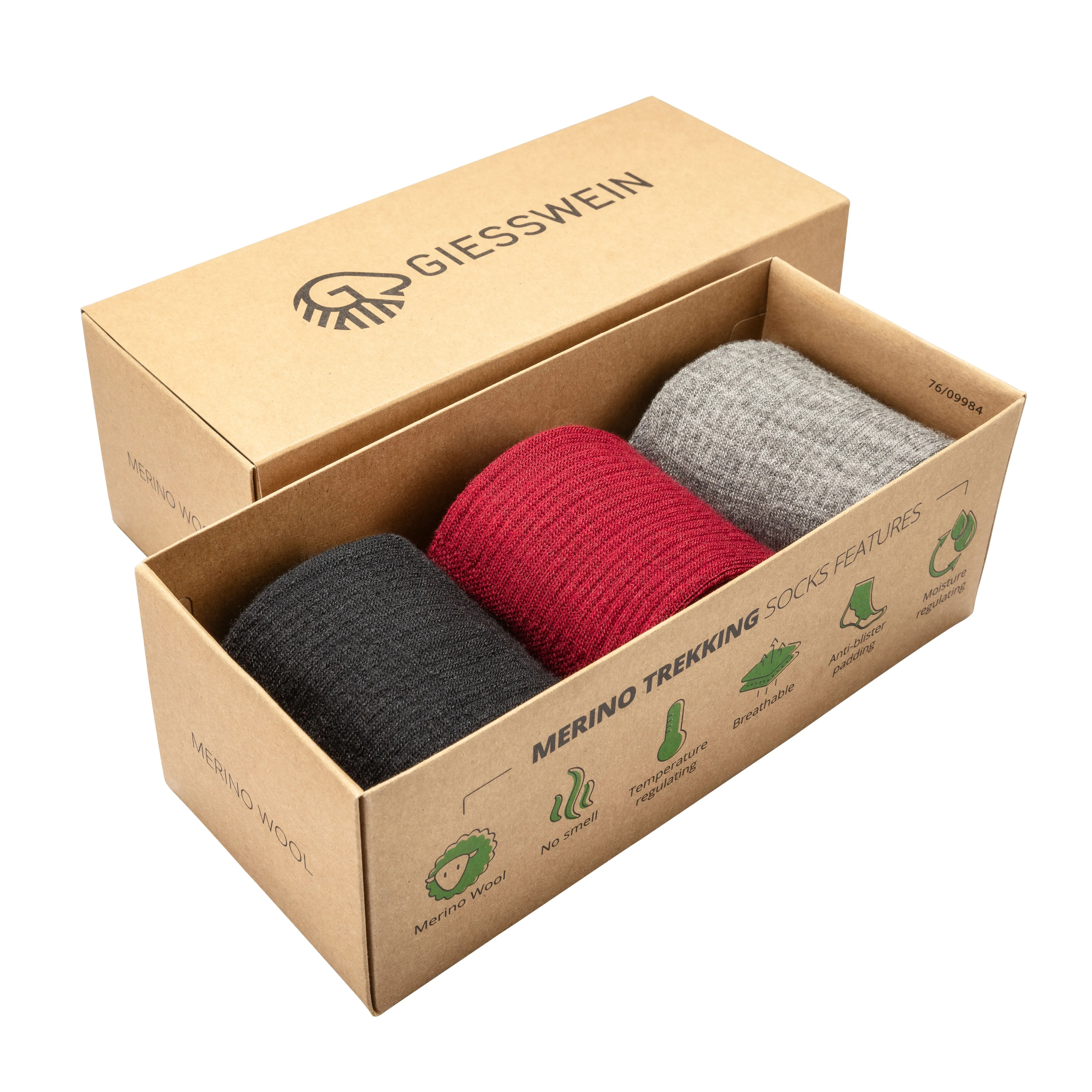 Merino Hiking Socks (Pack of Three)