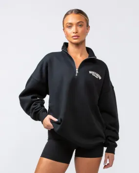 Muscle Nation | Classic Quarter Zip - Black