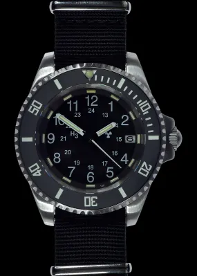 MWC 24 Jewel 300m Automatic Military Divers Watch with Tritium GTLS Illumination, Sapphire Crystal and Ceramic Bezel